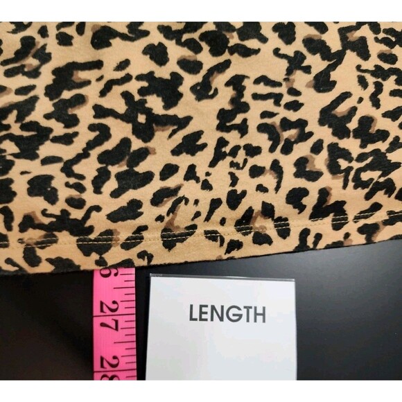 Ava & Viv 2X Womens Cheetah Print Shirt Wild Bold V-Neck Exotic Animal Leopard - Picture 11 of 12